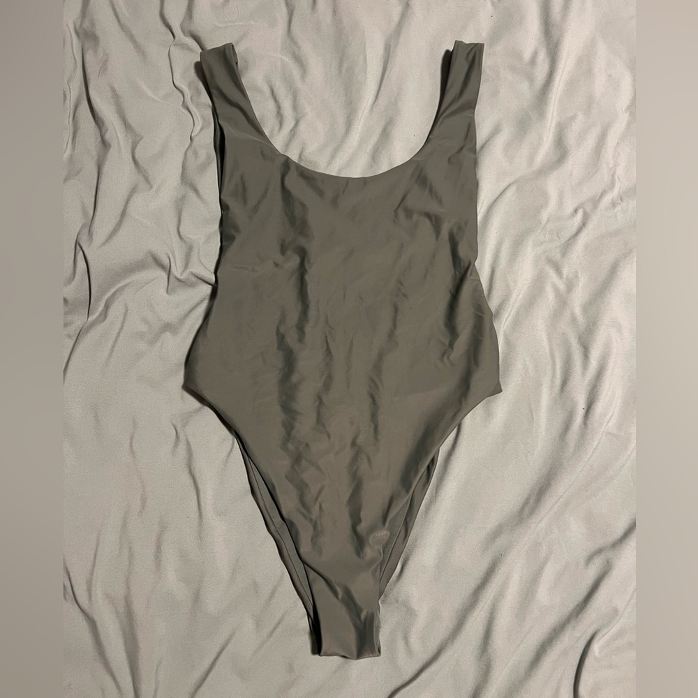 Aerie Olive Green One-Piece Swimsuit